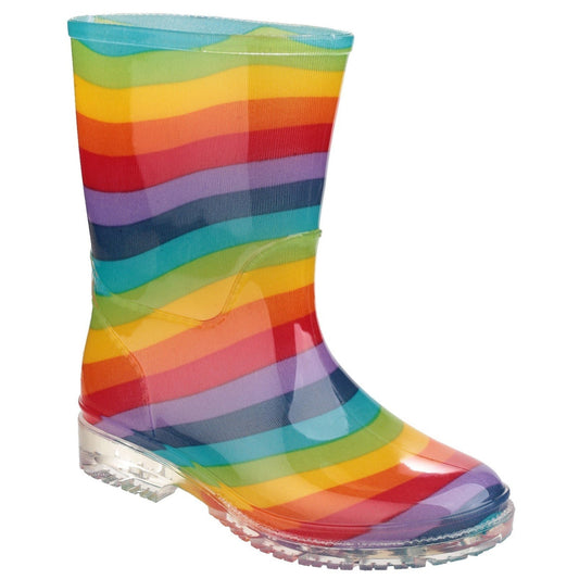 Cotswold PVC Rainbow Wellington Boots-ShoeShoeBeDo
