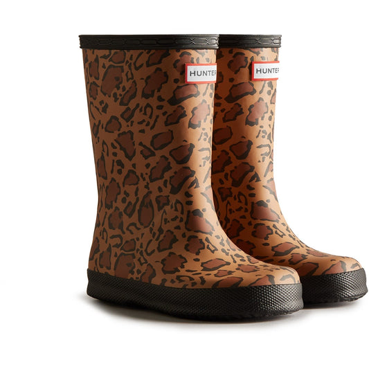 Hunter Original Short Leopard Print Boots