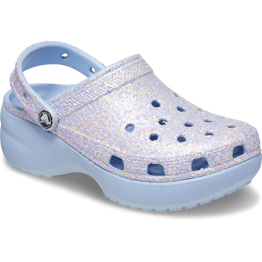 Crocs Classic Platform Glitter Clogs