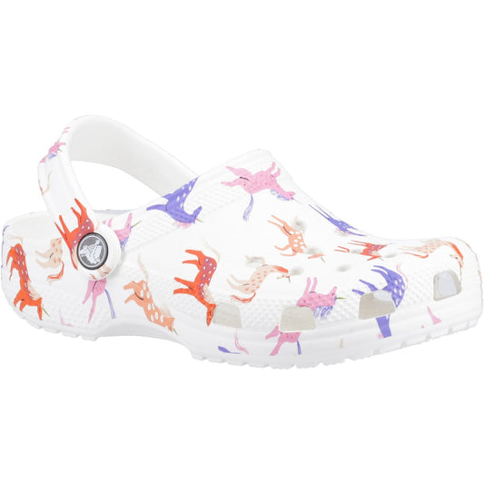 Crocs Classic Unicorn Print Kids Clog