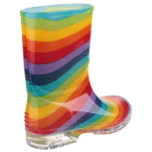 Cotswold PVC Rainbow Wellington Boots-ShoeShoeBeDo