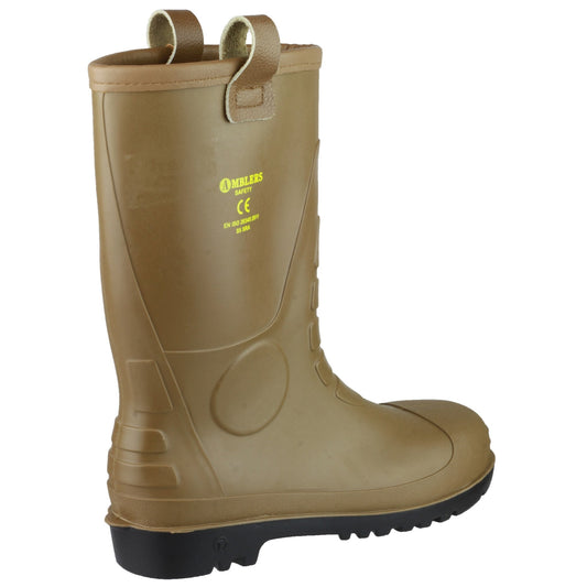 Amblers FS95 Rigger Safety Wellington Boots-ShoeShoeBeDo