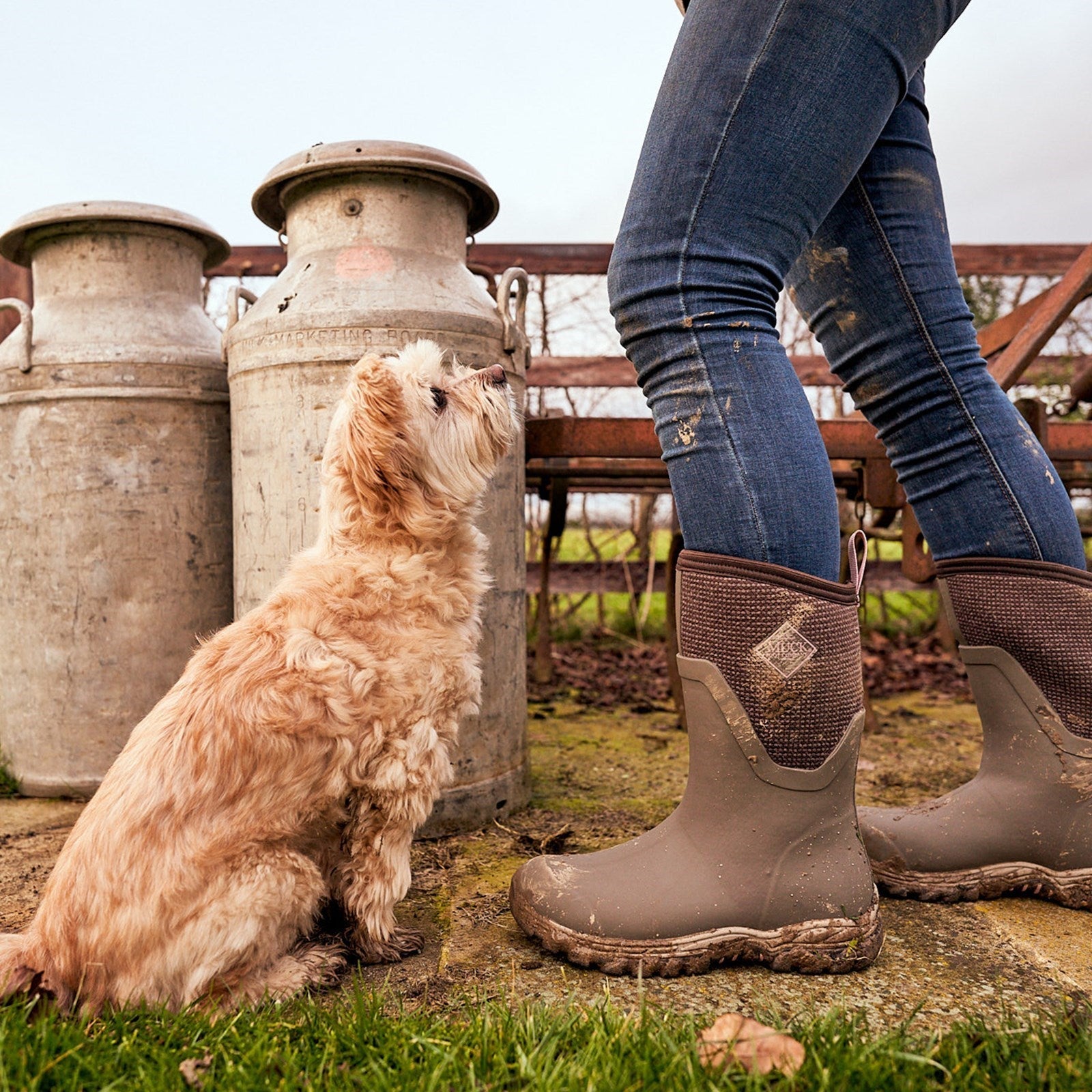 Muck Boots Arctic Sport Mid Pull On Wellington Boots