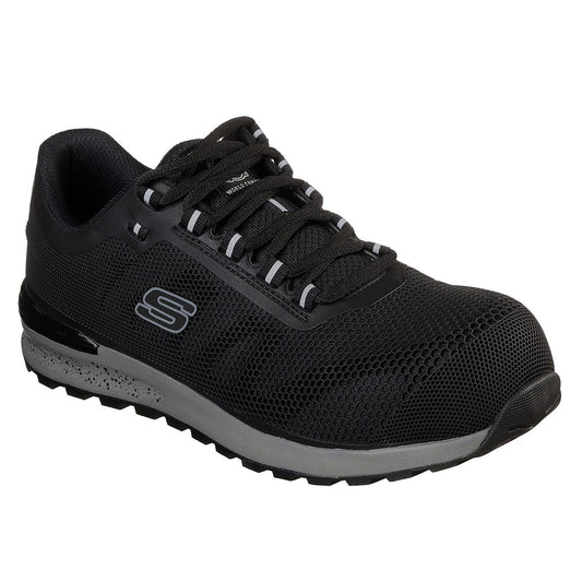 Skechers Work: Bulklin Comp Toe Safety Trainers-ShoeShoeBeDo