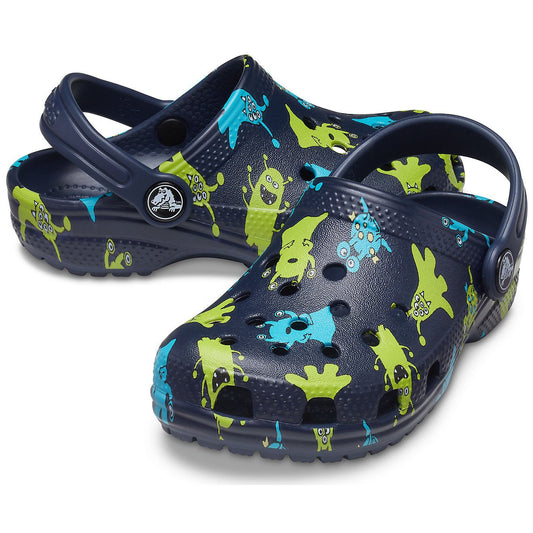 Crocs Classic Monster Print Clogs