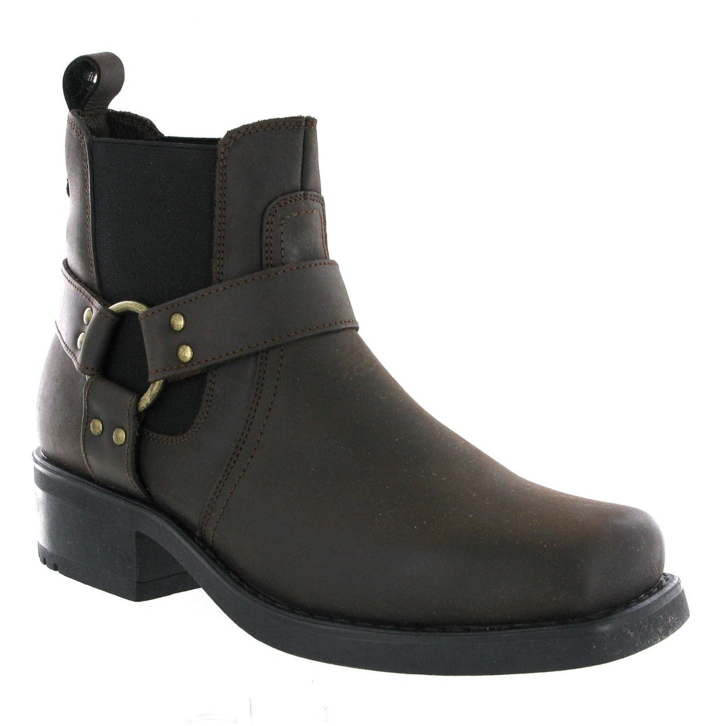 Gringos Harley Cowboy Ankle Boots-ShoeShoeBeDo