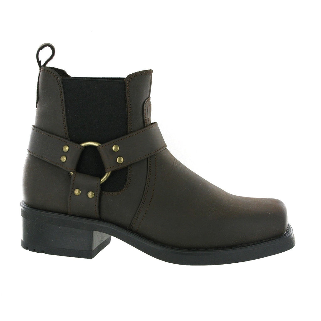 Gringos Harley Cowboy Ankle Boots-ShoeShoeBeDo