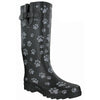 TOSH Dog Paw Tall Wellington Boots-ShoeShoeBeDo